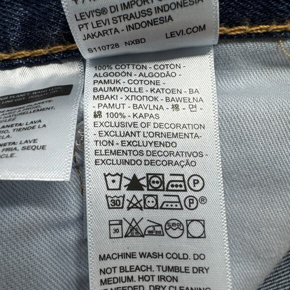 Levis 550 Jeans Relaxed Straight 34x34 Stonewash 4886 Cotton Casual Retro Skater - Picture 9 of 16